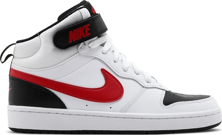 

Кроссовки Nike Court Borough Mid 2 GS 'White University Red', белый