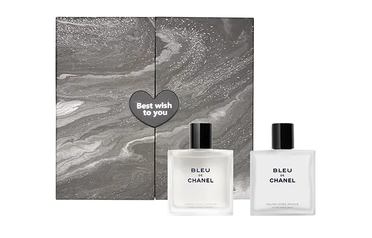 Мужской набор для ухода за кожей с увлажняющим кремом после бритья CHANEL, Cerulean