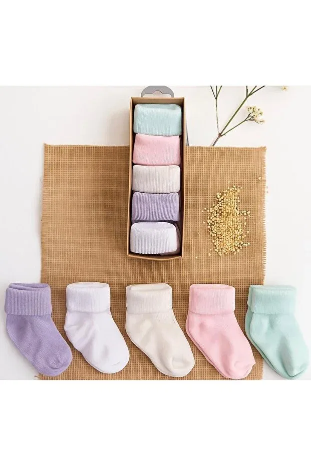 Детские носки хлопковые 5 пар Bys Baby Fashion, Multicolor