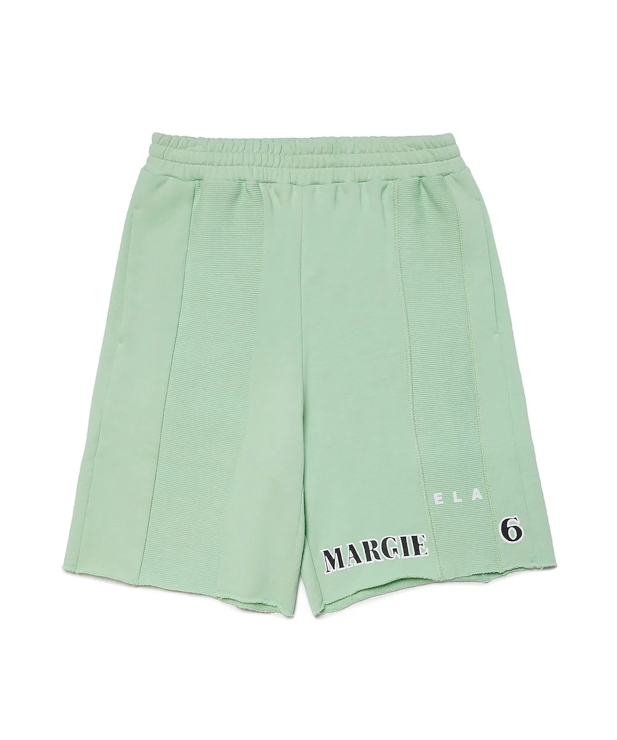 Детские шорты с принтом One Point Brand Logo MM6 Maison Margiela, Light Green