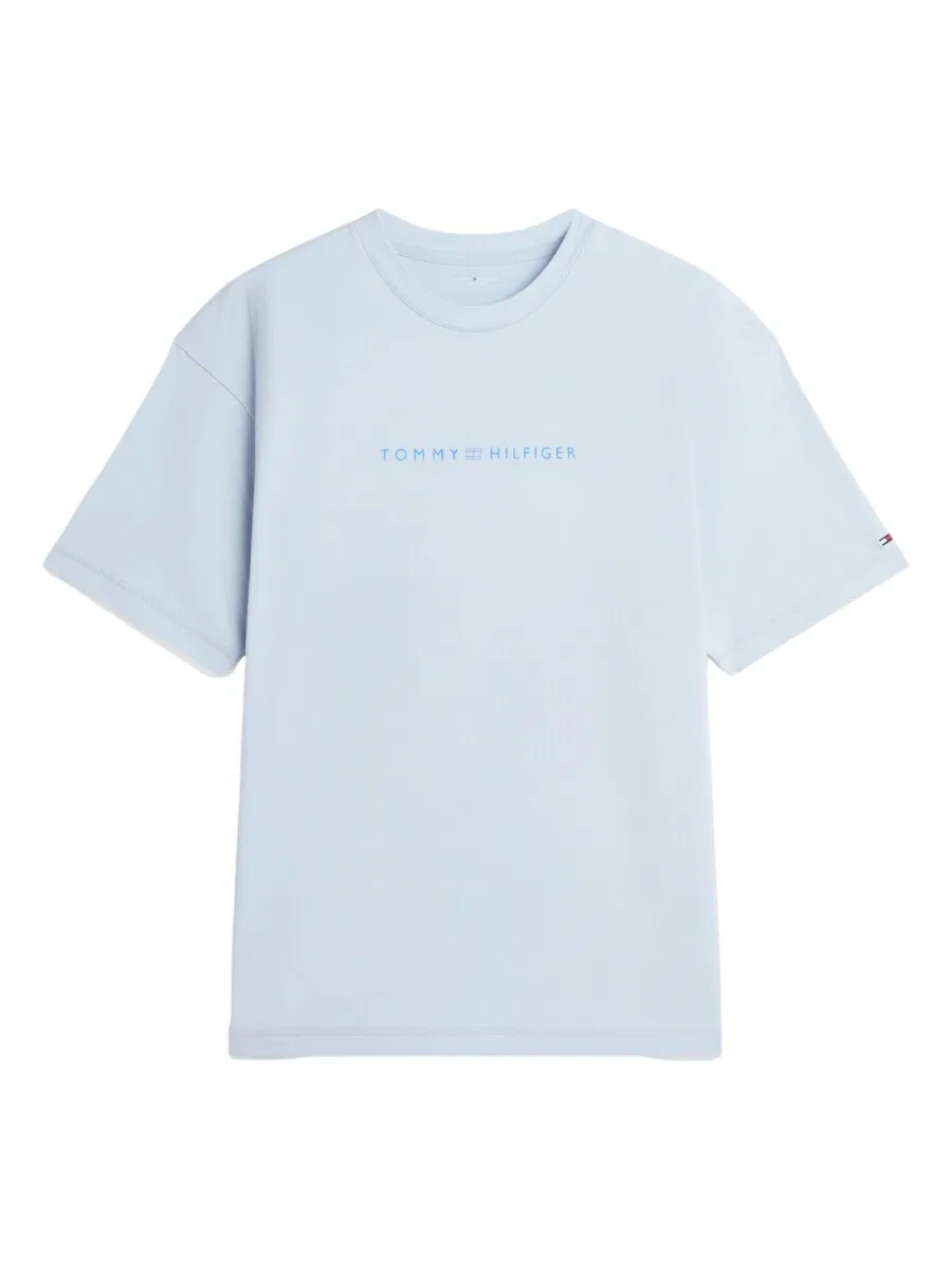 Футболка TOMMY HILFIGER светло-голубого цвета