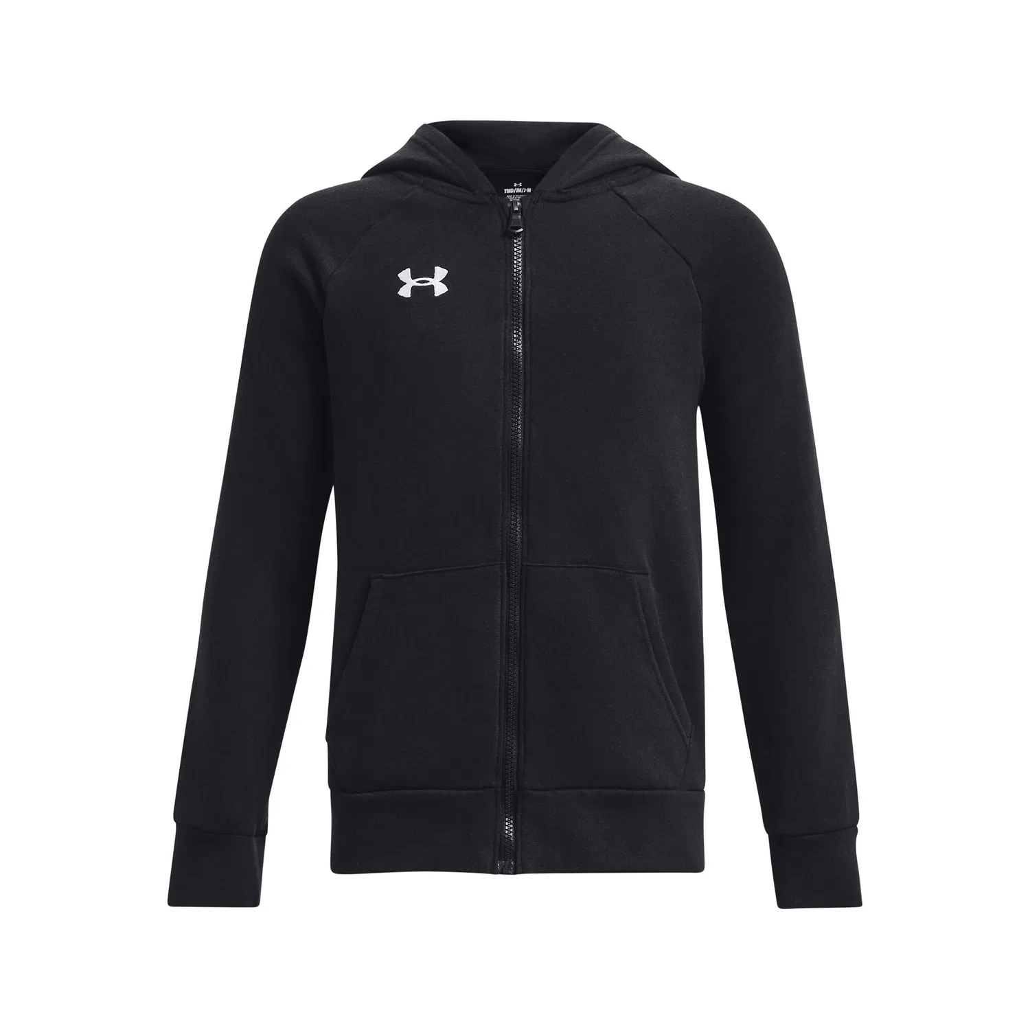 Детское худи с принтом Rival Fleece Under Armour, Schwarz Weiss