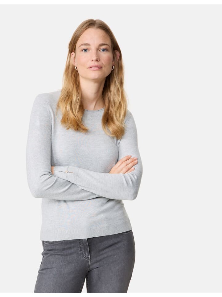 

Пуловер Gerry Weber Langarm Rundhals, цвет silver grey melange