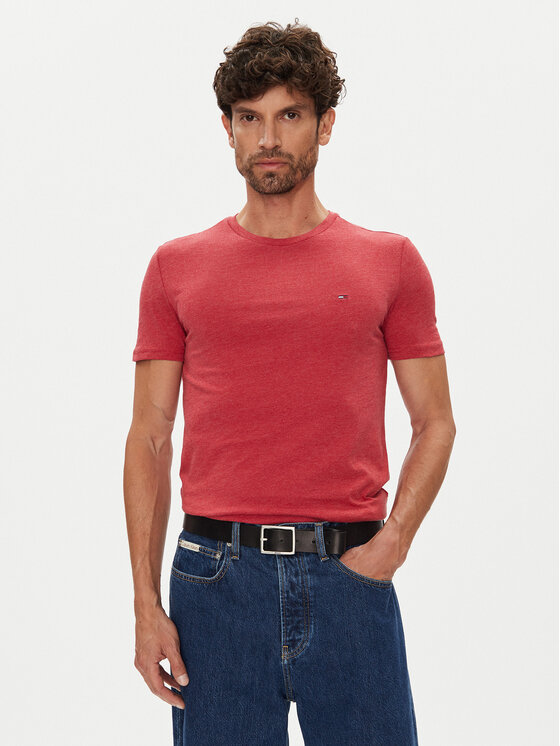 

Футболка slim fit Jaspe DM0DM20363 Tommy Jeans, красный