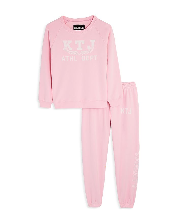 Спортивные штаны KTJ University Jogger для девочек - Big Kid KatieJnyc, розовый — фото 3