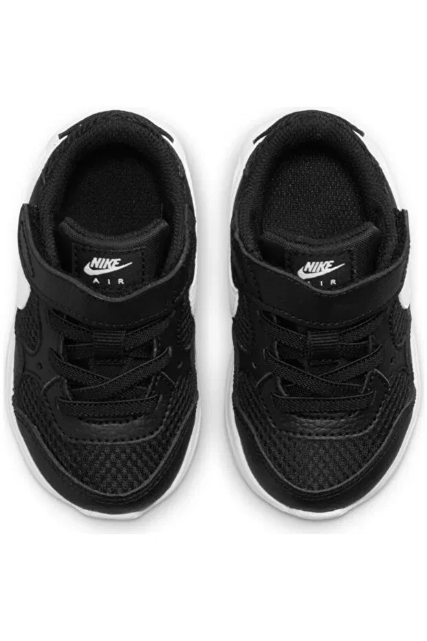 Детские кроссовки для девочек с липучками Nike, Black — фото 4