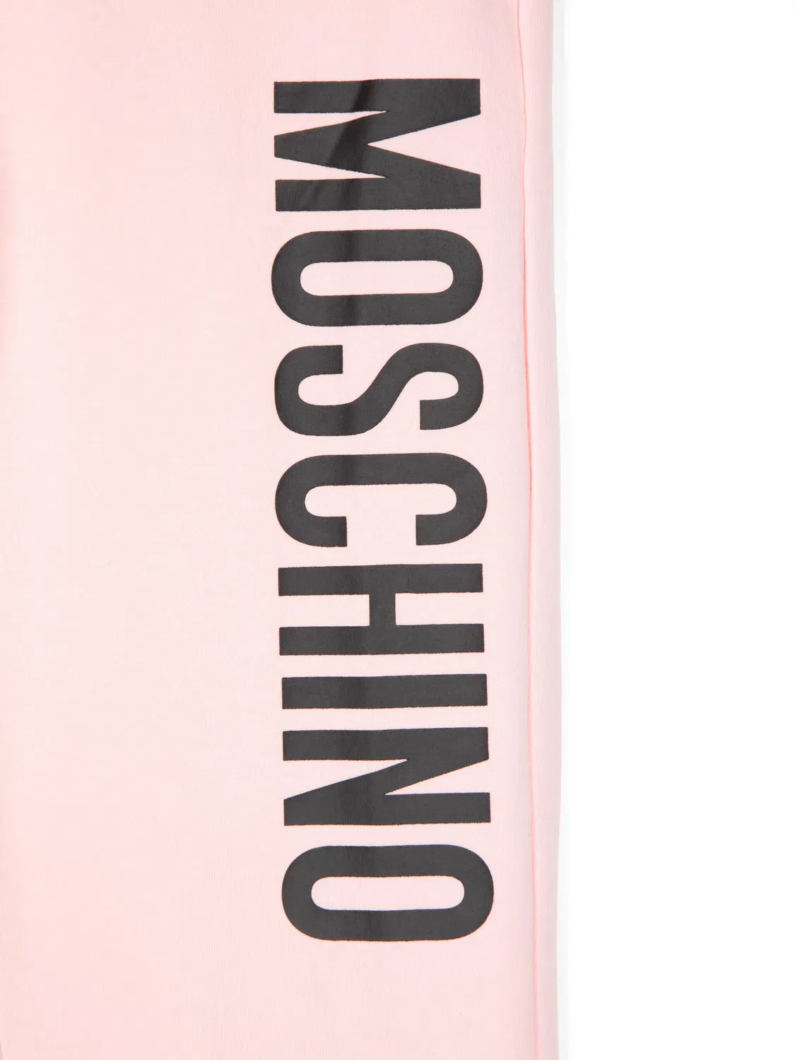 Брюки с логотипом из хлопка Moschino, нежно-розовый — фото 3