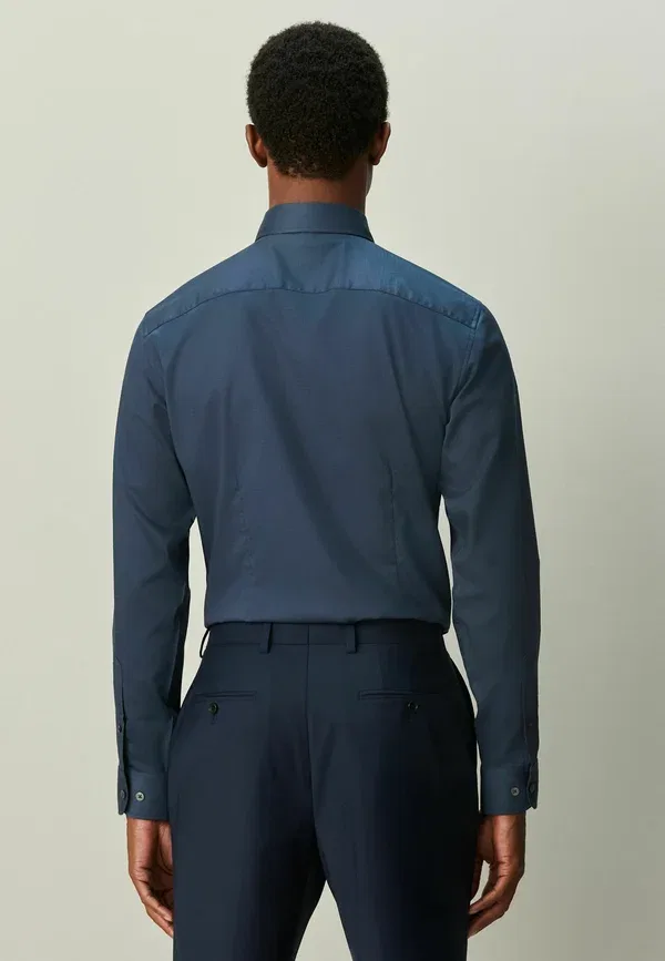 Комплект рубашка и брюки из полиэстера и хлопка, модель Set, Next, Navy Blue, темно-синий — фото 3