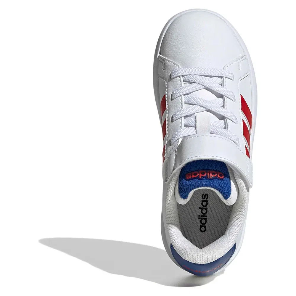 Кроссовки детские Grand Court Adidas, белый — фото 2