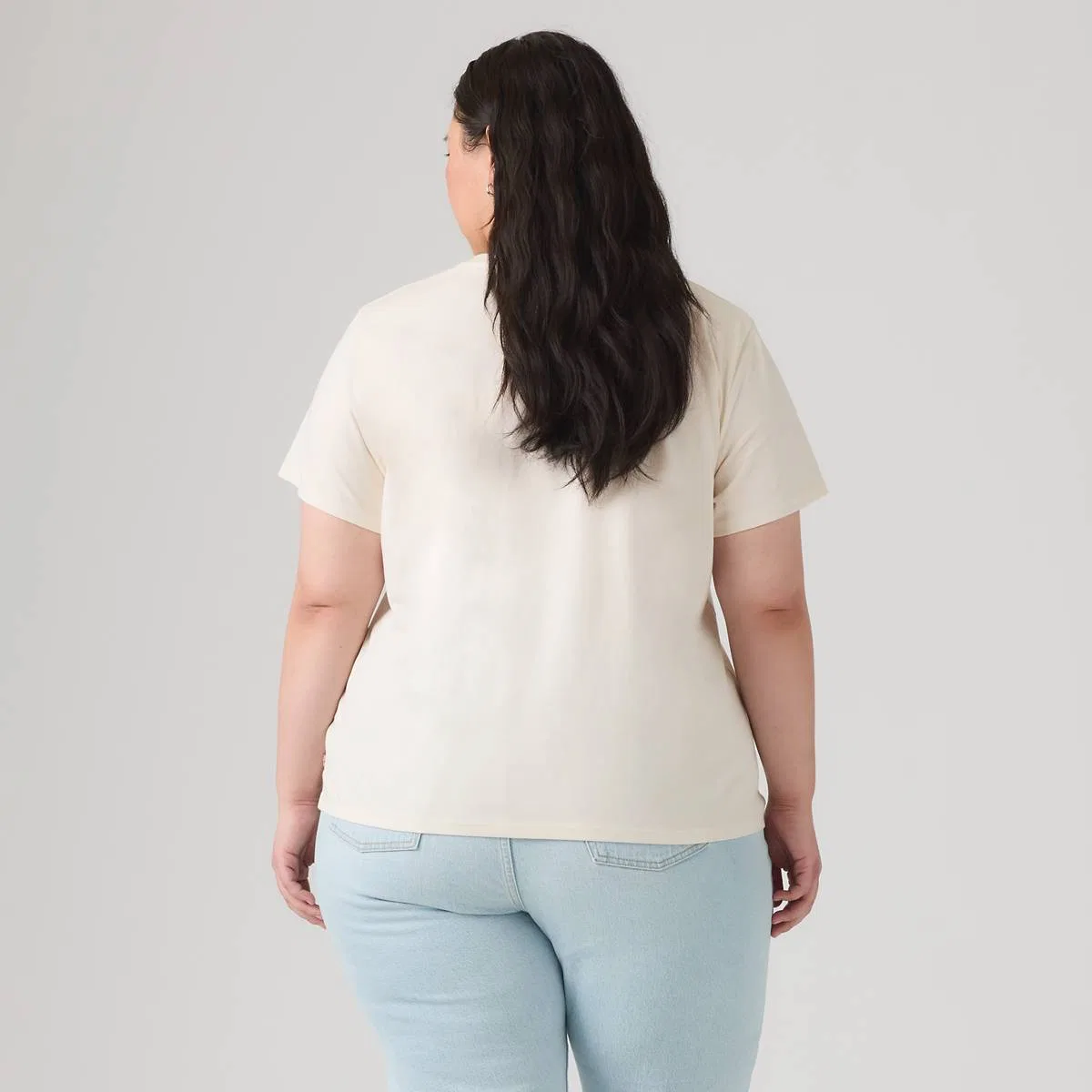 Идеальная футболка (большого размера) Levi's, Levi'S Denim Boots Egret - White — фото 4
