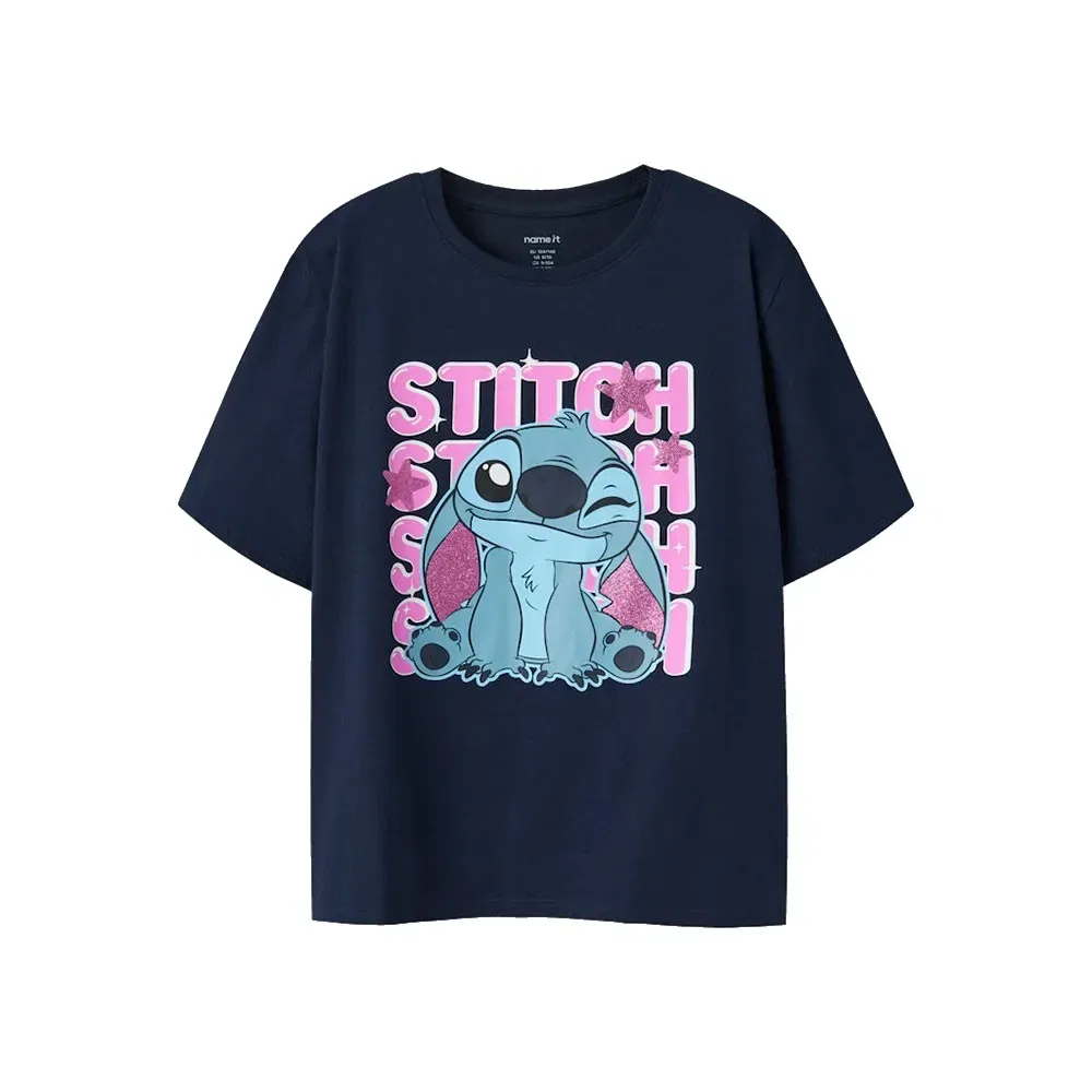 Футболка с коротким рукавом Dymir Stitch Regular Name It, синий