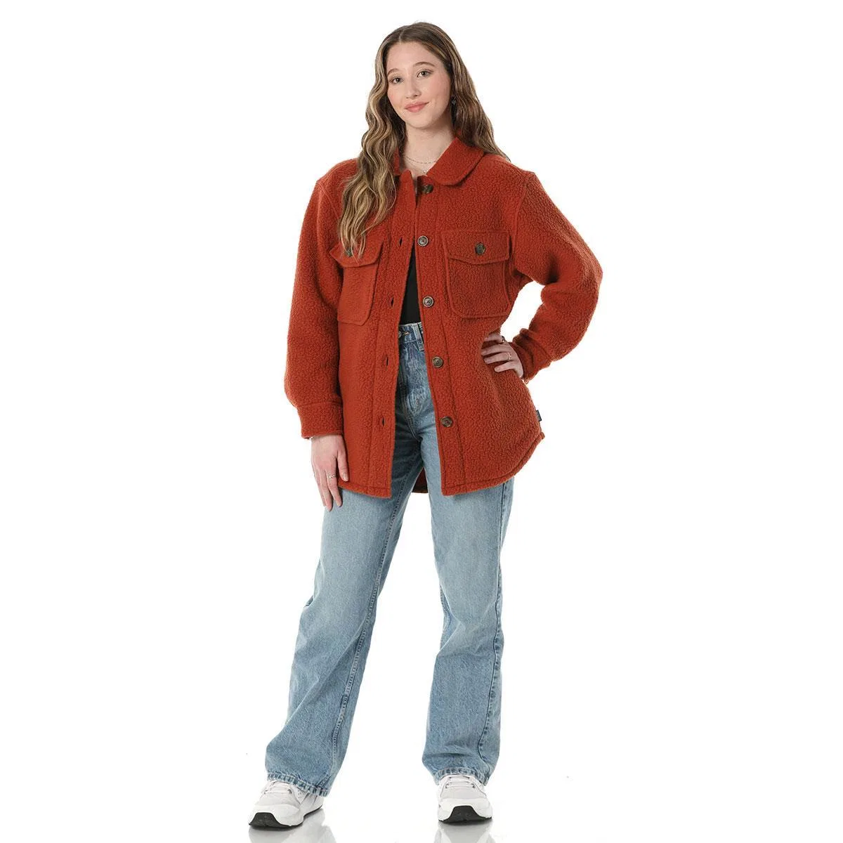 Рубашка-куртка из флиса Retro Pile Patagonia, Burnished Red — фото 2