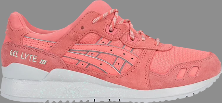 Кроссовки wmns gel lyte 3 'peach' Asics, розовый - фото