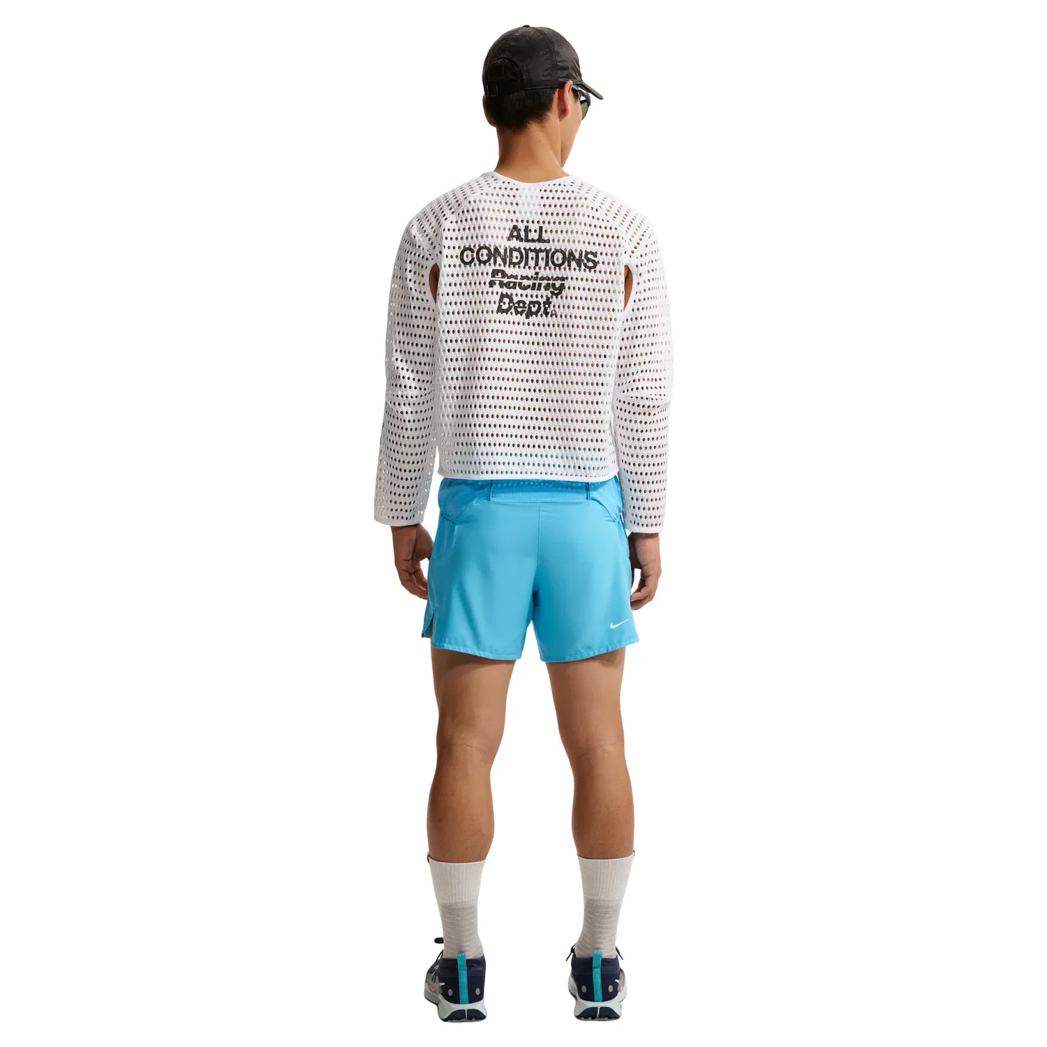 Мужские беговые шорты с принтом Nike ACG Second Sunrise Dri-FIT ADV 5-Inch Brieflined Shorts, синий — фото 3