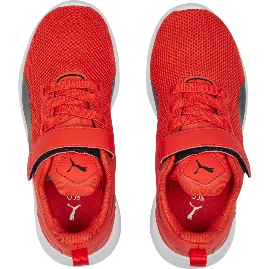 Детские спортивные кроссовки с легким дизайном Puma Flyer Runner V Ps, Красный — фото 4