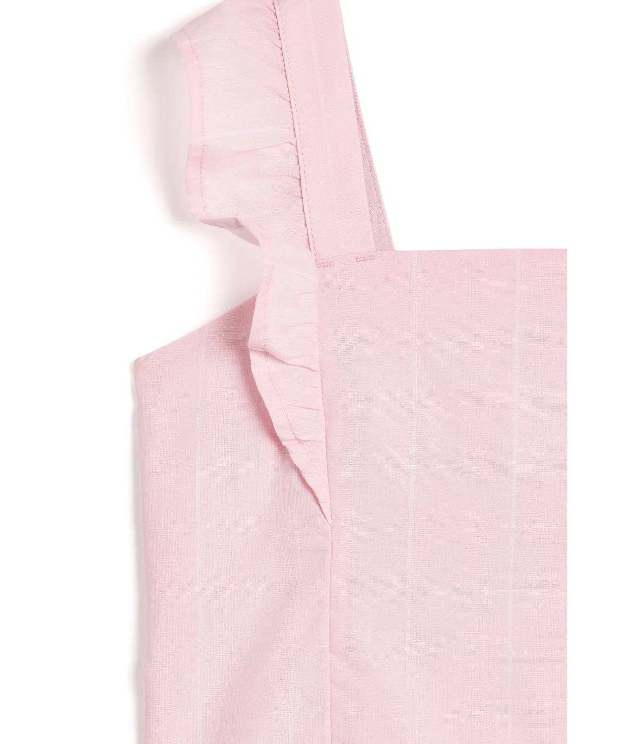 Топ с оборками на бретелях (для детей постарше) Abercrombie Kids, Chalk Pink — фото 3