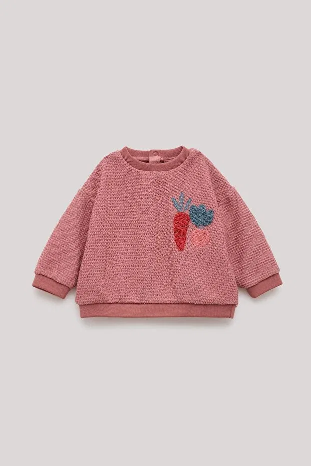 Детский спортивный костюм для девочек хлопковый Bg store baby girl pink tracksuit top Layette, Pink