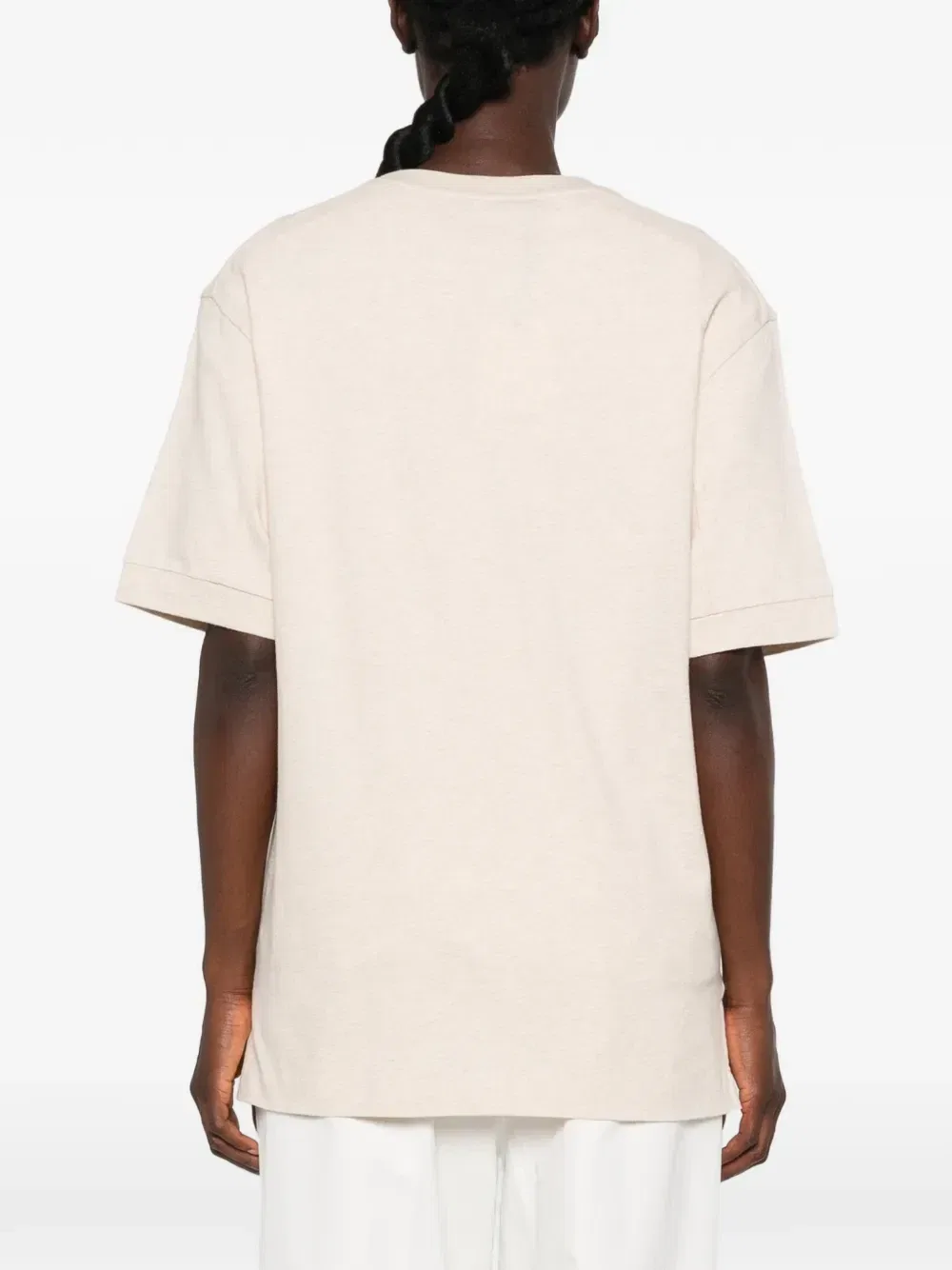Футболка с логотипом-нашивкой JACQUEMUS, бежевый — фото 4