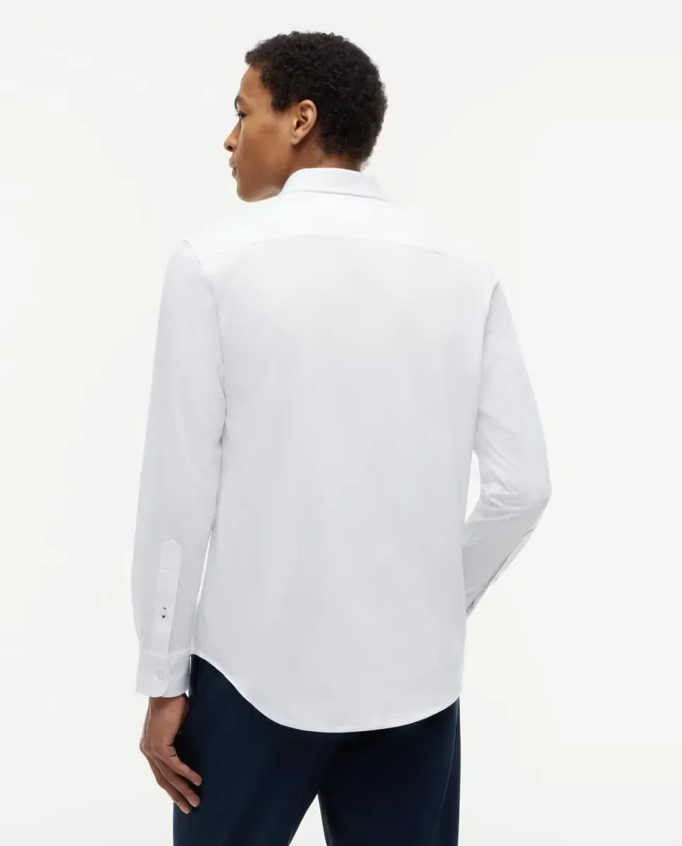 Мужская рубашка Performance Oxford с длинным рукавом Tommy Hilfiger, Blanco — фото 2