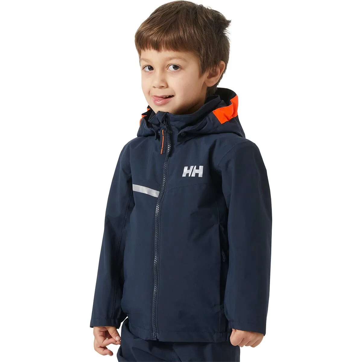 Детская снеговая куртка для мальчиков с принтом Shelter HT Jacket Helly Hansen, темно-синий