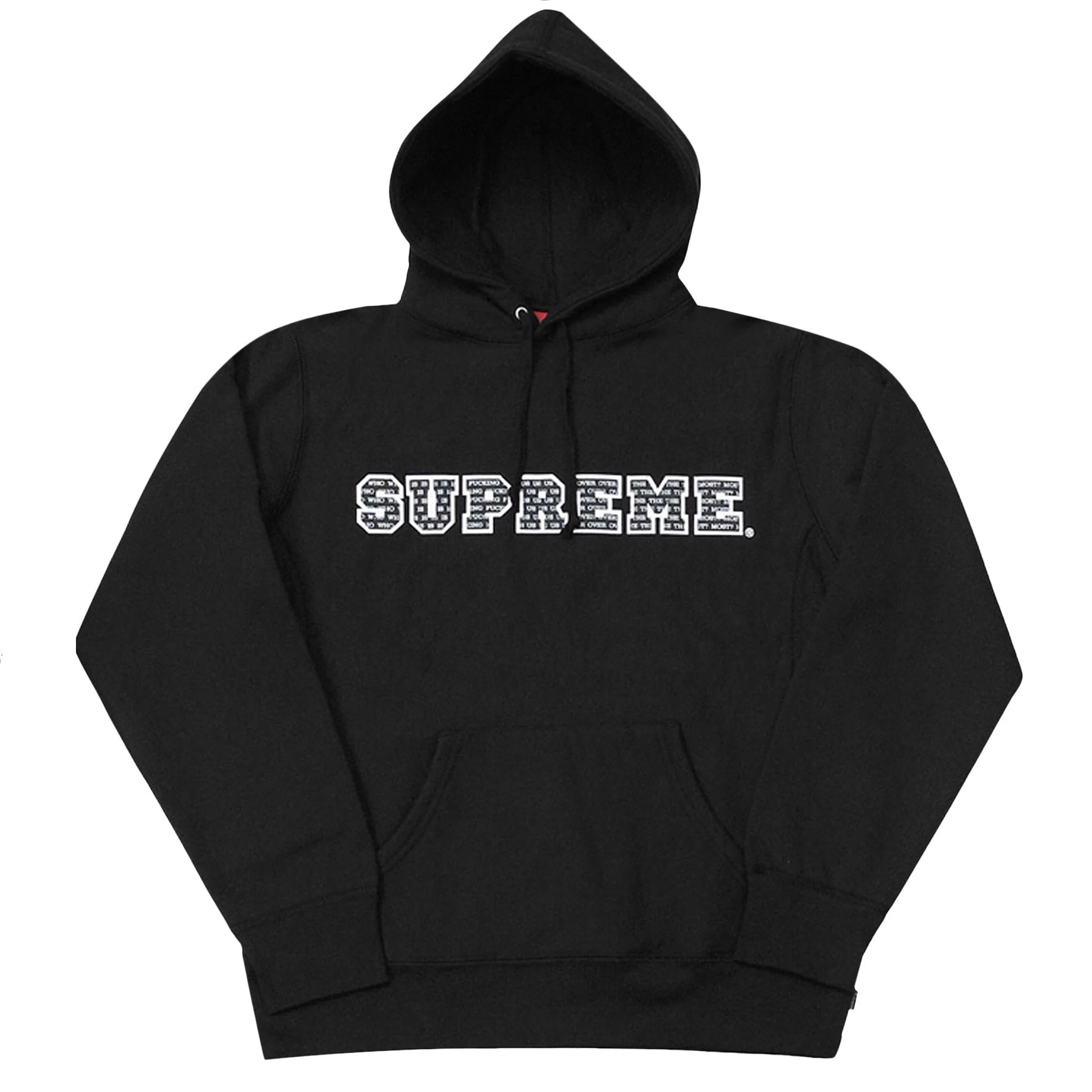 Худи Supreme The Most Hooded, чёрный - фото