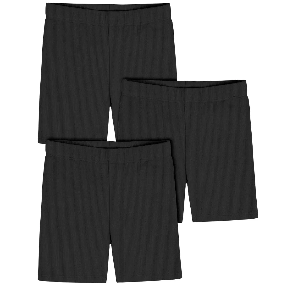 Детские шорты для девочек трехслойные с принтом Gerber, Black