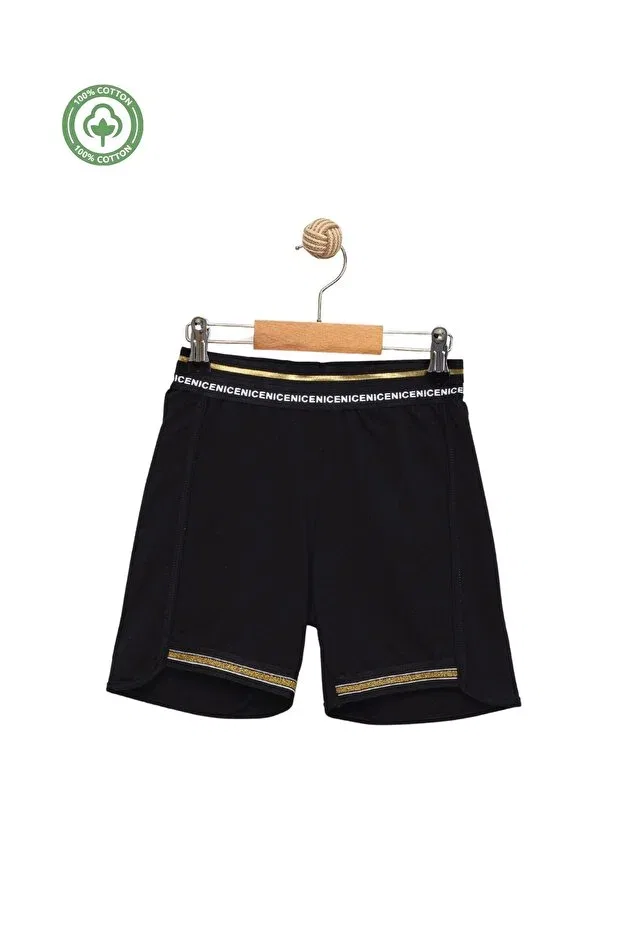 Детские шорты для девочек хлопковые Basics Divonette, Black