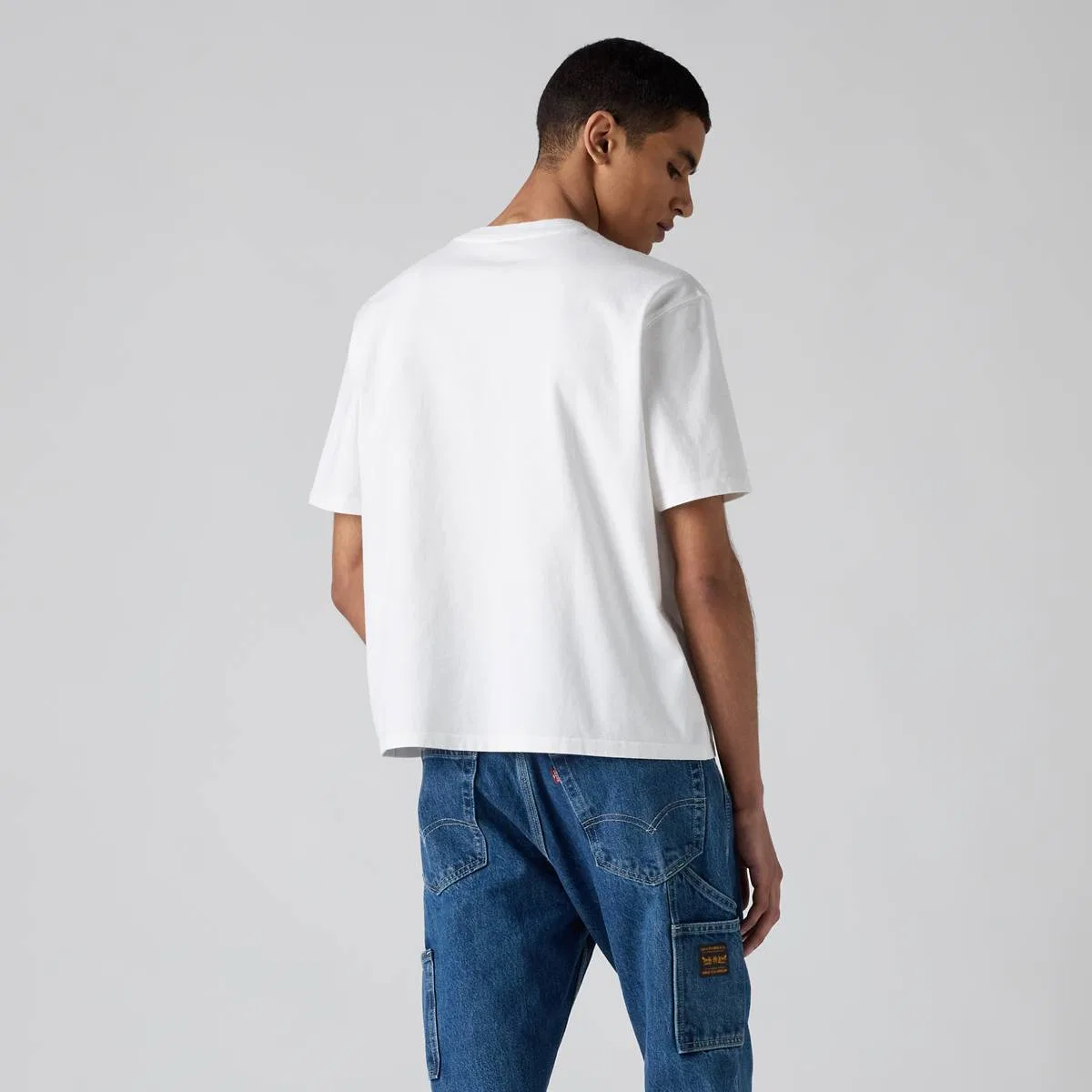 Рабочая футболка с коротким рукавом и карманом Levi's, Bright White - White — фото 4