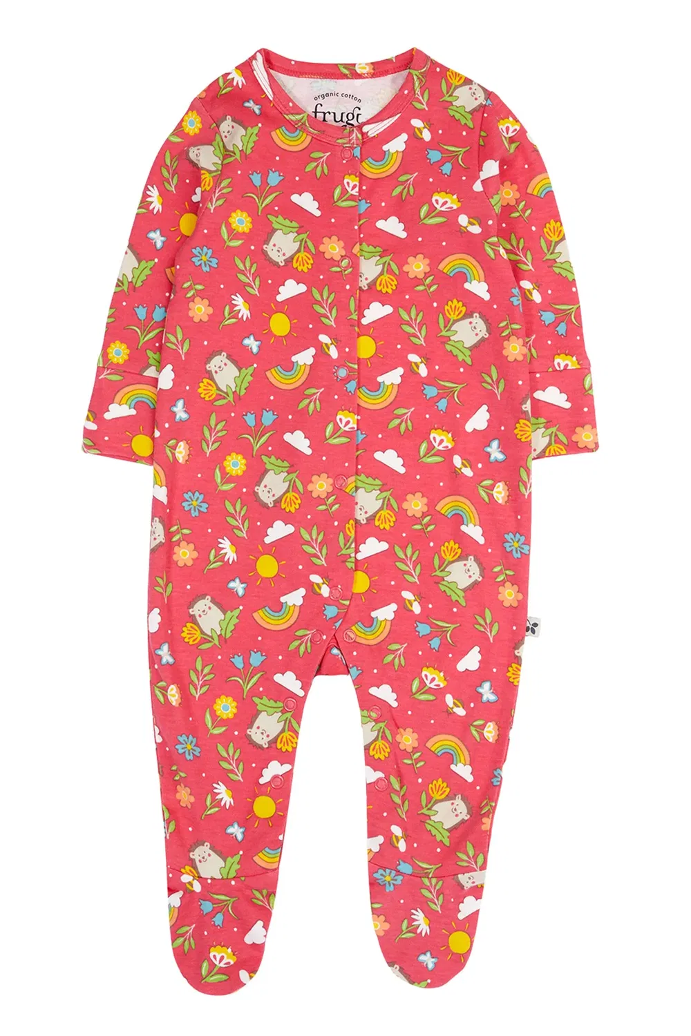 Детский боди-комбинезон Lovely babygrow Frugi, Pink