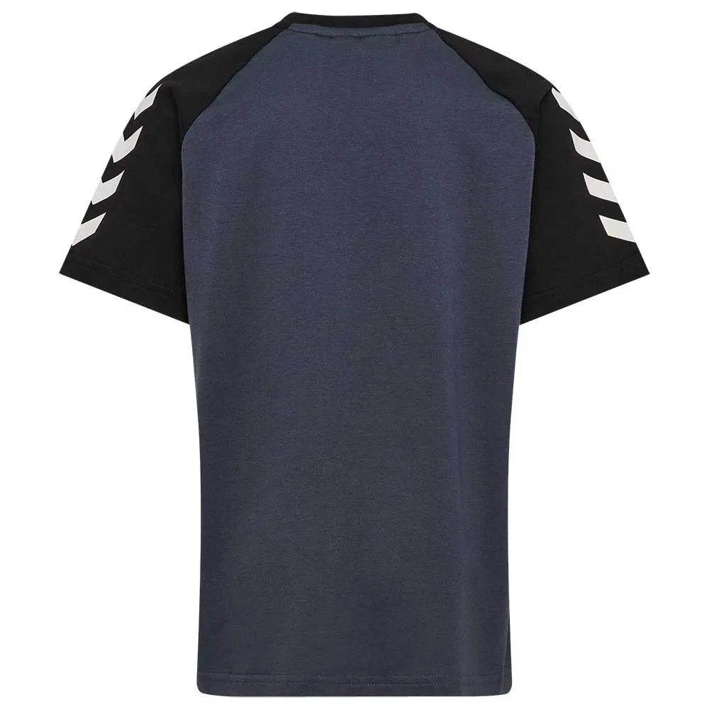 Детская футболка с коротким рукавом с принтом Hummel Logo Hummel, Blue — фото 2