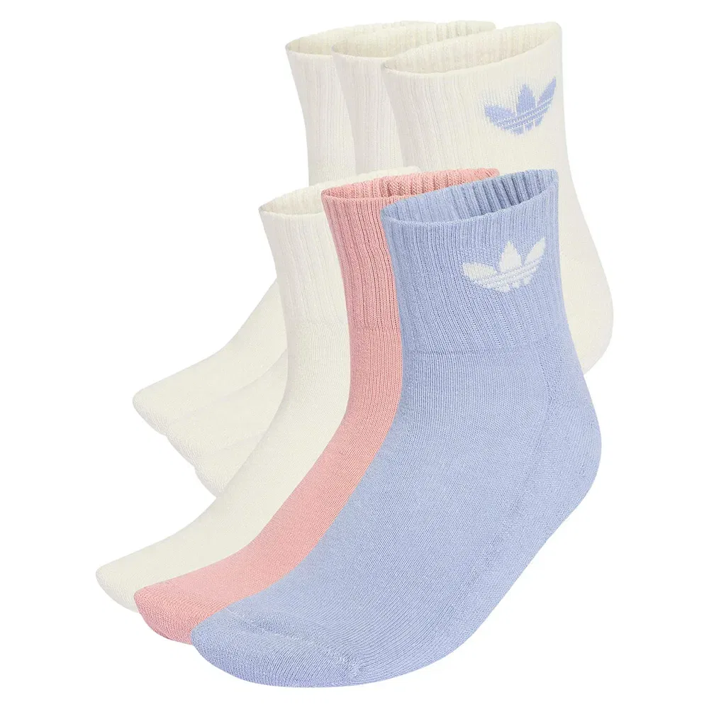 Женские носки с логотипом Adidas Originals, 6 пар, Multicolor