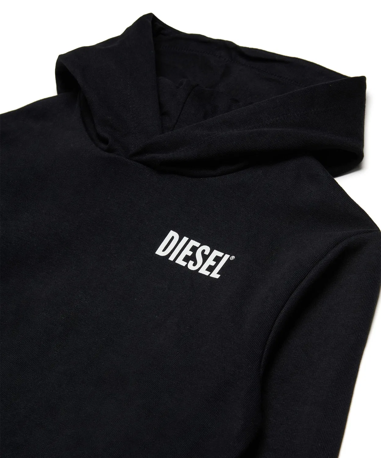Детское худи с длинным рукавомс брендовым логотипом DIESEL KIDS, Blue — фото 3