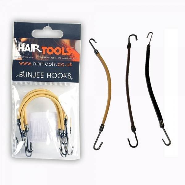 

Инструменты для волос Крючки для волос Bunjee черные 4 шт Hair Tools