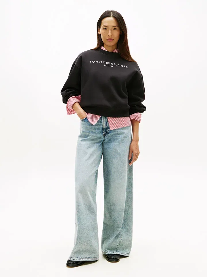 Свитшот черный Tommy Hilfiger