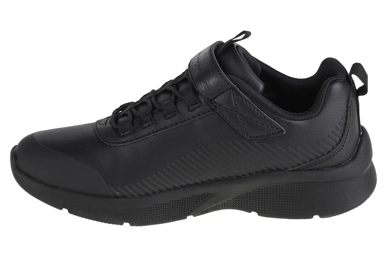 Детские кроссовки для девочек Microspec-Classmate Skechers, Черный — фото 2