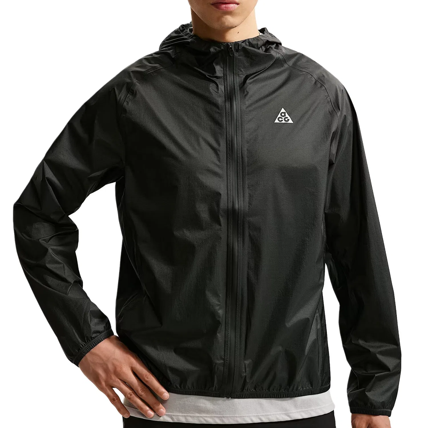 Мужская куртка с капюшоном Nike ACG Coal Black/Mountain White