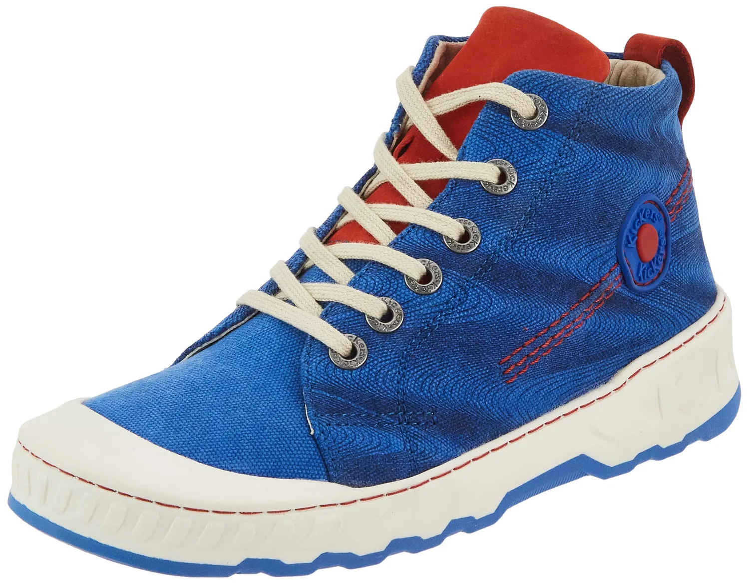 Детские кроссовки для мальчиков с принтом Kickrup Kickers, Red Blue