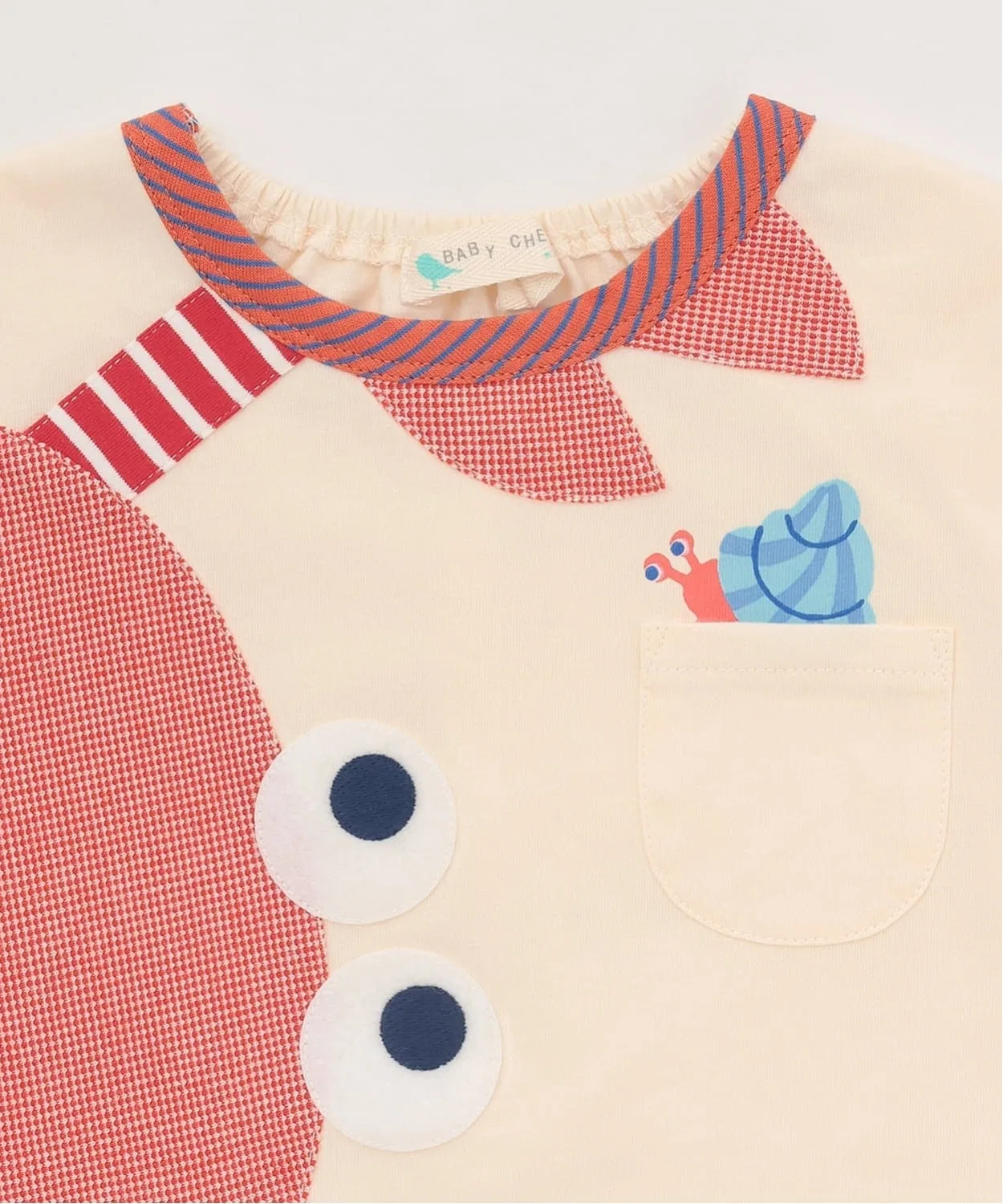 Детская футболка с принтом Crab Tee baby cheer, Multi — фото 4