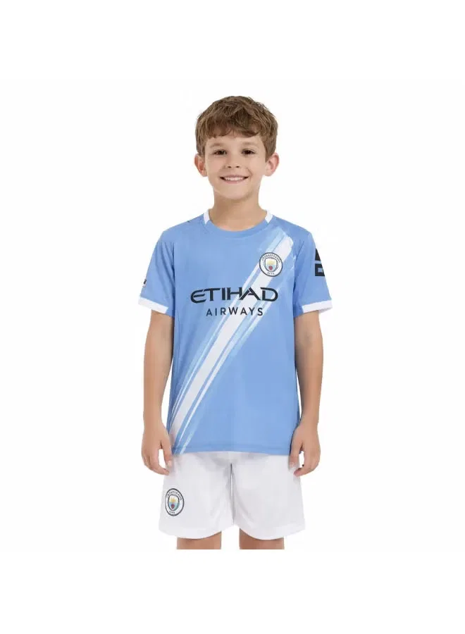Комплект футбольный с коротким рукавом Manchester City Home Team Toyland