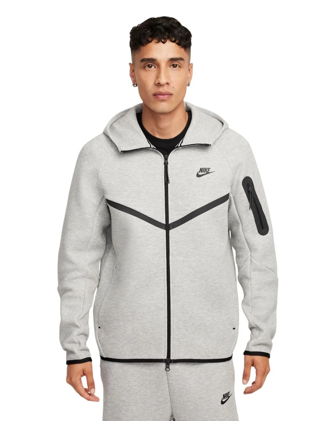 Мужское худи Tech Grey Nike, серое