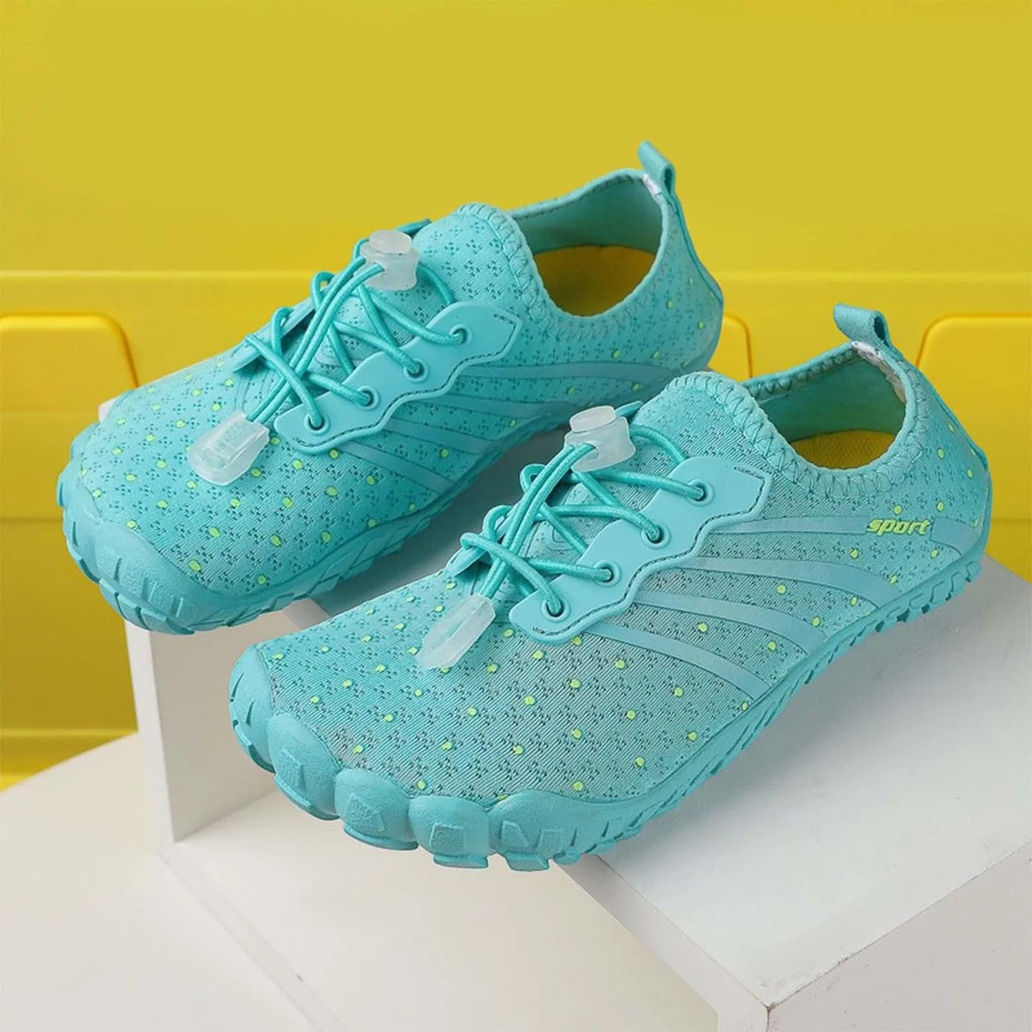 Детские кроссовки для мальчиков Barefoot Bambino, Mint Green — фото 2