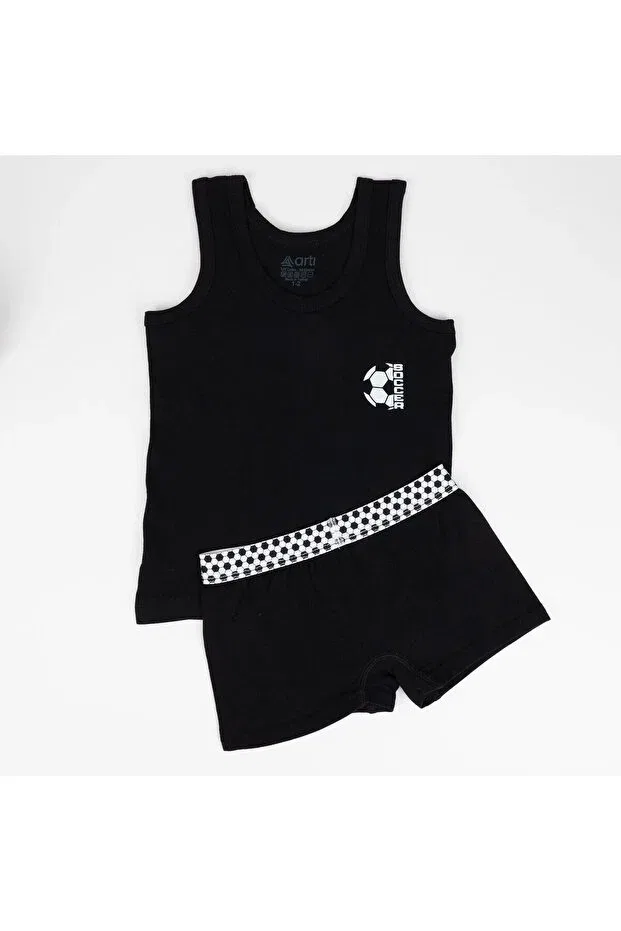 Детский комплект для мальчиков хлопковый Football athlete boxer set Katamino, Black