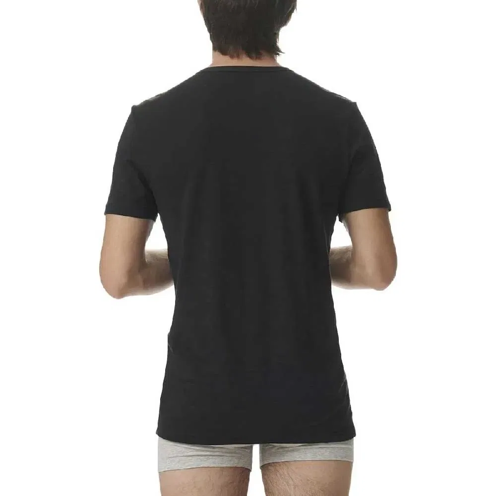 Комплект нижнего белья Active Flex Cotton из 2 штук с коротким рукавом Adidas, черный — фото 2