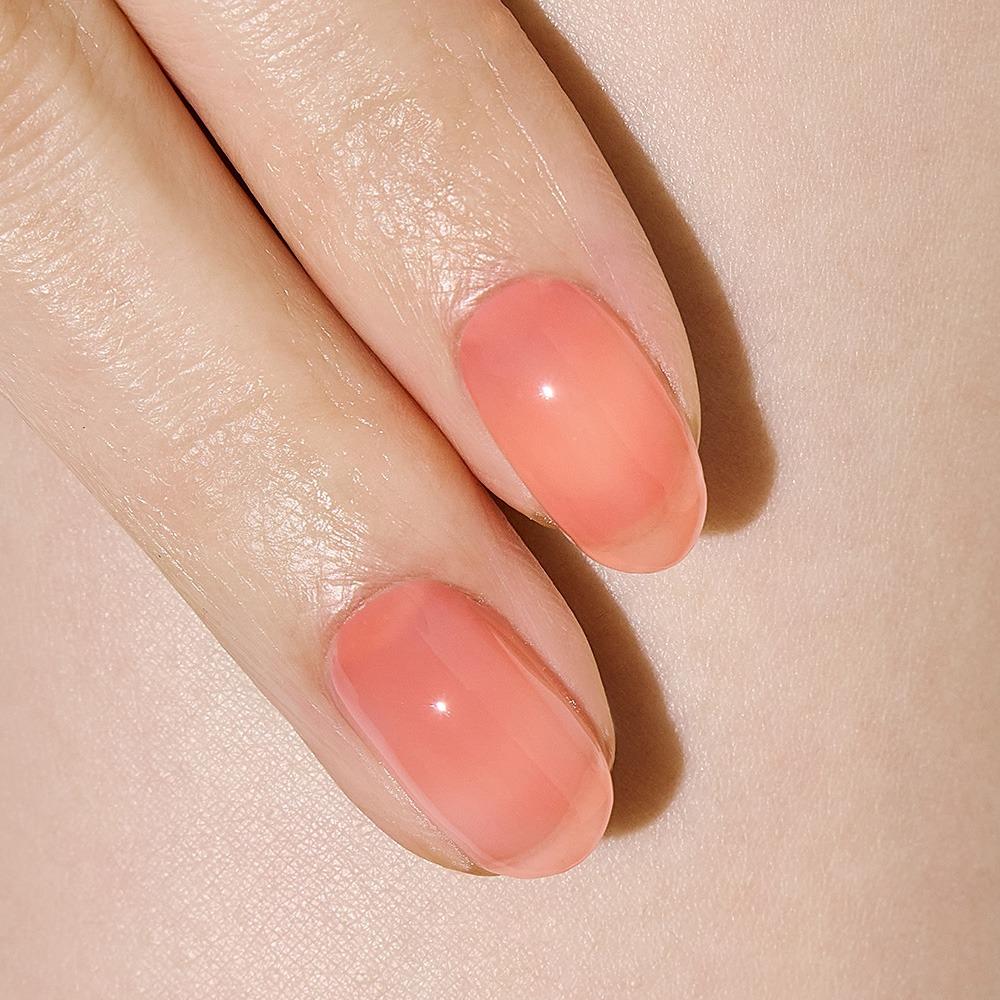 Укрепляющий гель-лак Ohora Natural Glow Glazed Line, Grapefruit, 15 мл — фото 2