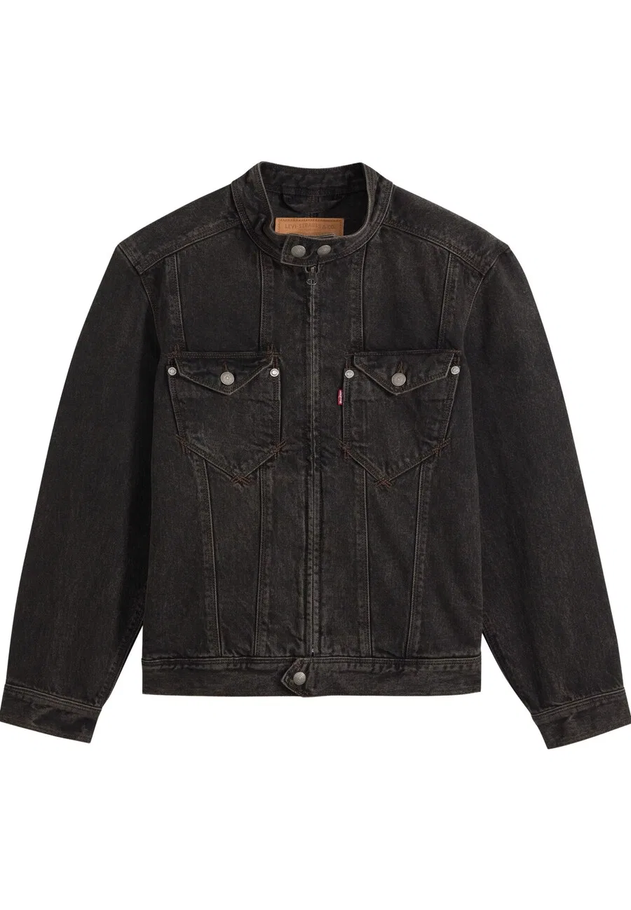 Куртка LEVI'S межсезонья темно-коричневого цвета