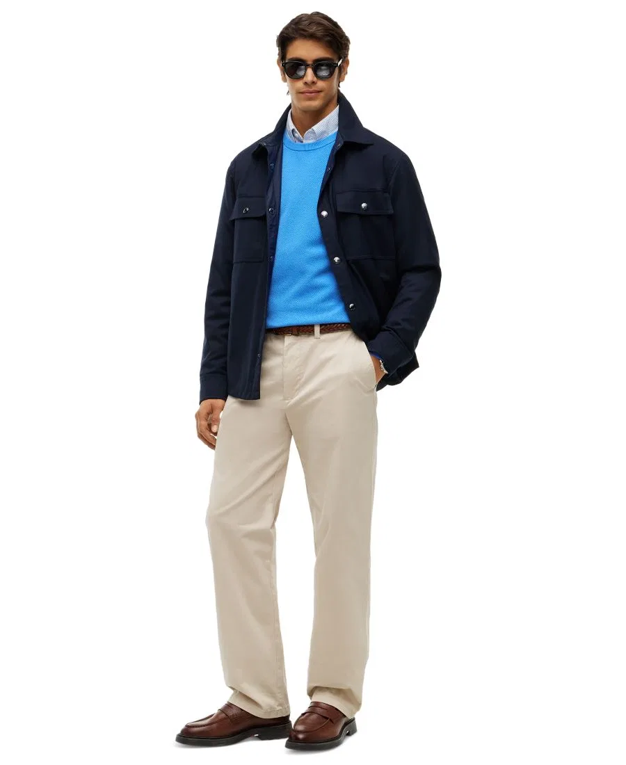 Свитшот Essential Texture из хлопка Tommy Hilfiger, Blue Spell — фото 2