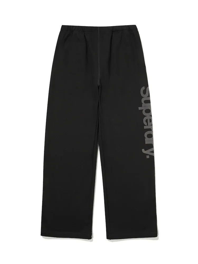 Широкие брюки Core 2WAY SUPERDRY, Black
