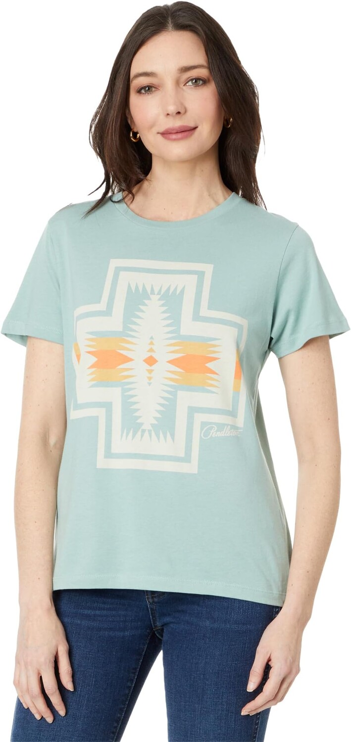 

Футболка Pendleton Harding Graphic Tee, цвет Seafoam