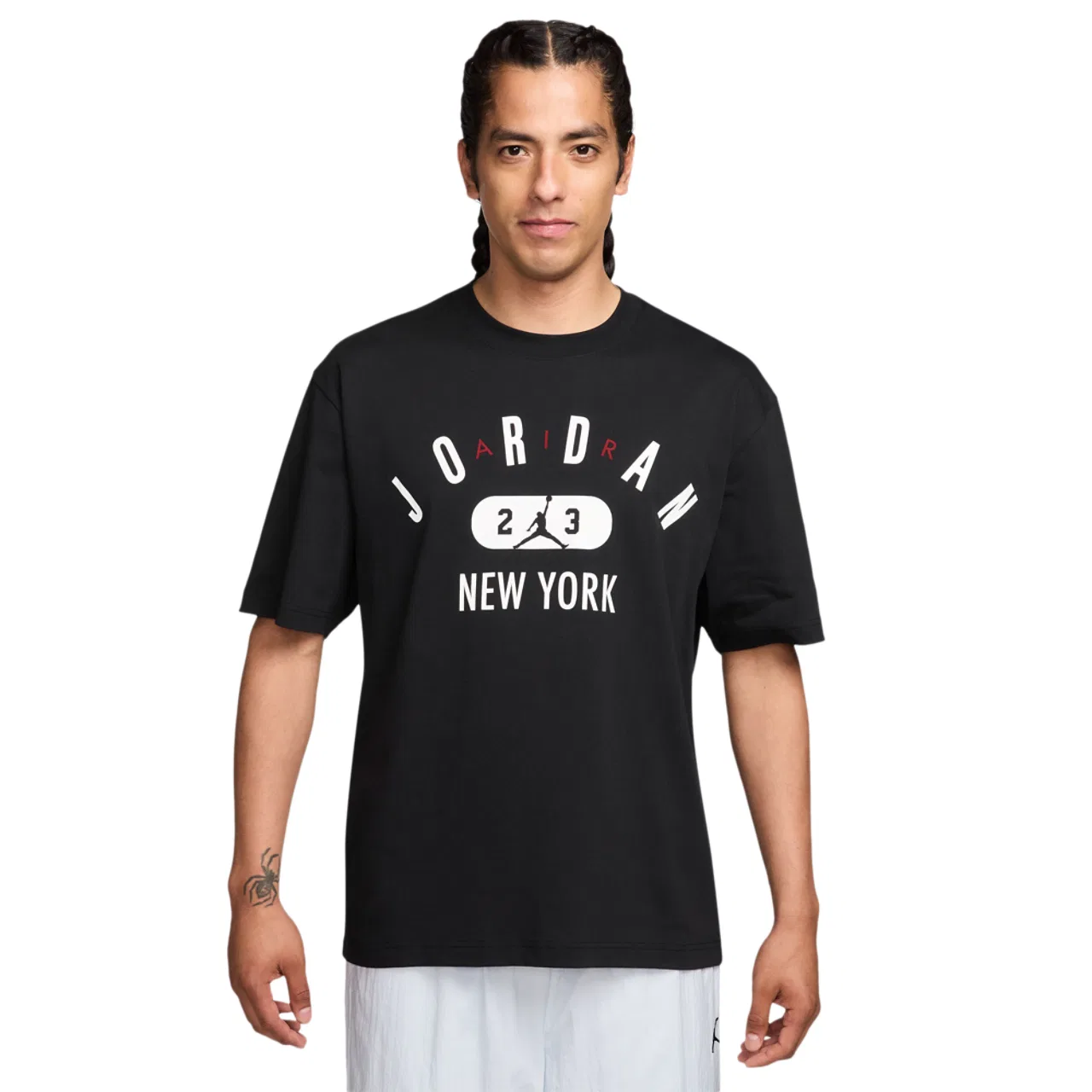 Мужская футболка New York City Short Sleeve Crew Jordan, черный/белый