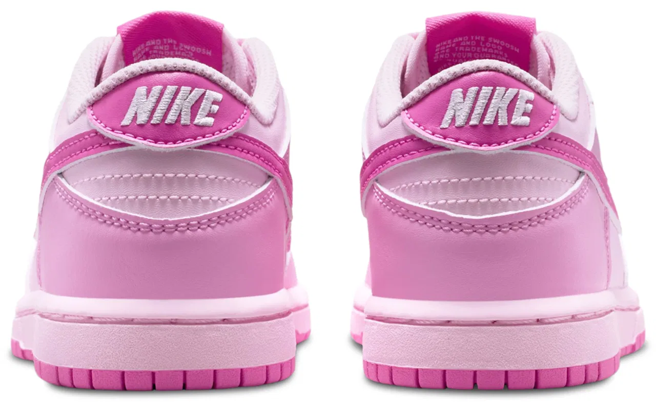 Кроссовки для девочек Dunk Low N Nike, цвет Playful Pink/Pink Rise/Pink Foam — фото 3